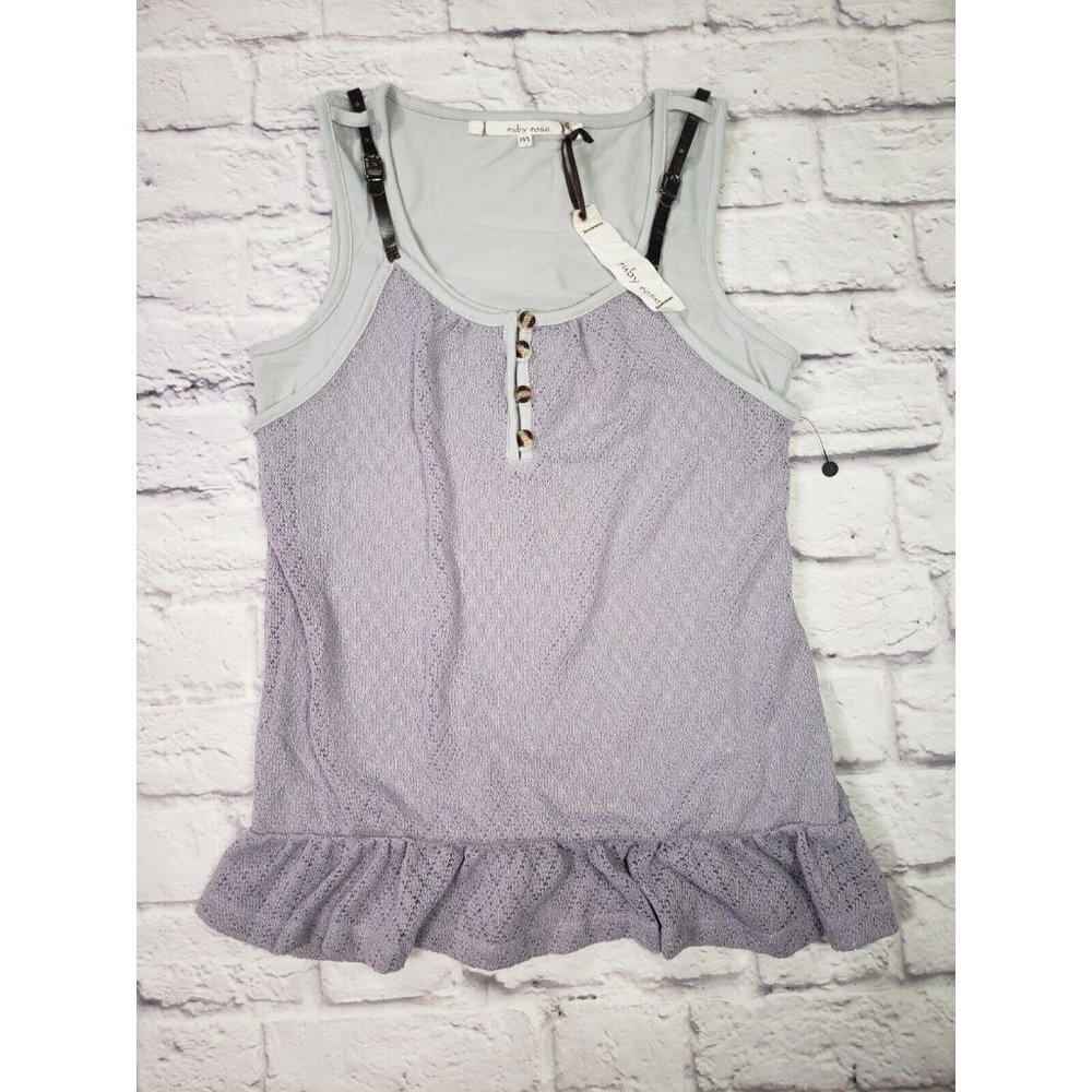 NEW Ruby Rose Boutique Women's Size Medium Tank Top